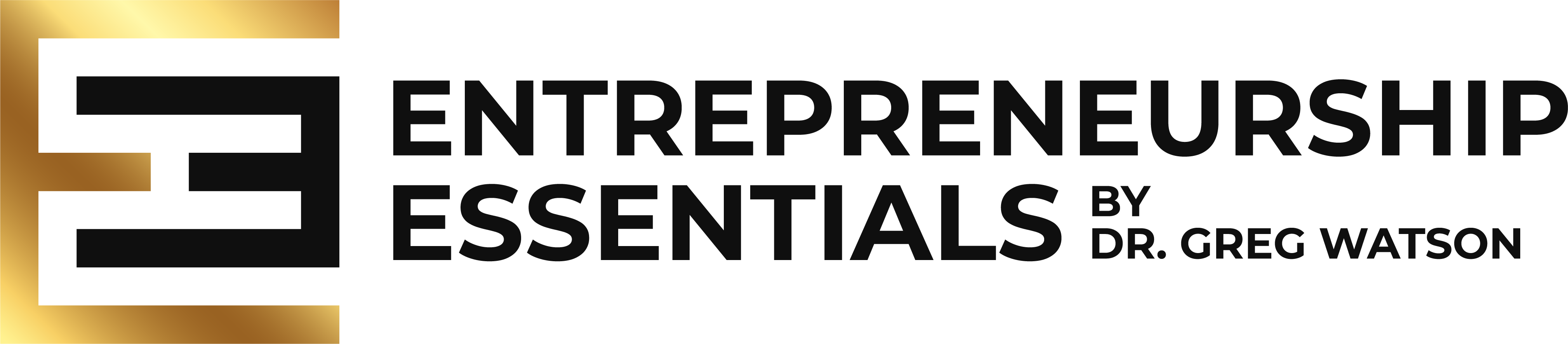 Entrepreneurship Essentials by Dr. Greg Watson